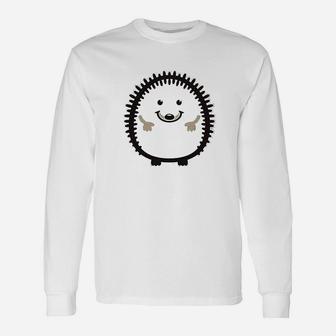 Hedgehog Cute Unisex Long Sleeve | Crazezy DE