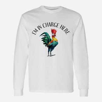 Heihei Im In Charge Here Graphic Unisex Long Sleeve | Crazezy UK
