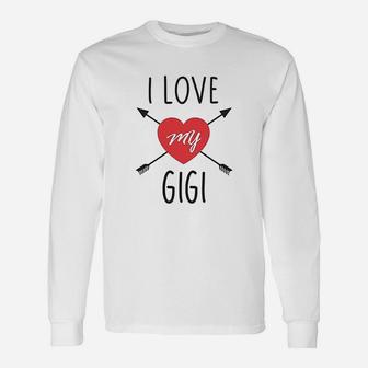I Love My Gigi Unisex Long Sleeve | Crazezy