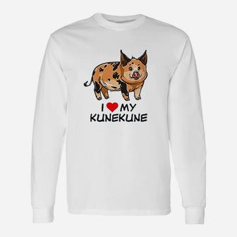 I Love My Kunekune Pig Unisex Long Sleeve | Crazezy DE