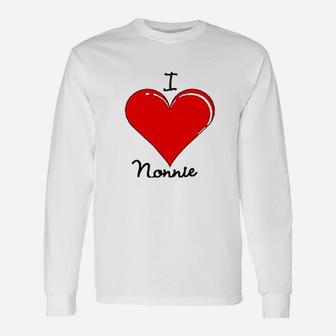 I Love Nonnie Cute Unisex Long Sleeve | Crazezy AU