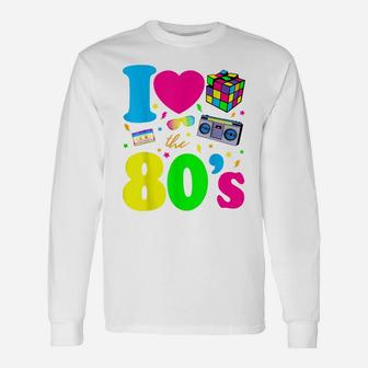 I Love The 80S Clothes For Women And Men Party Funny Unisex Long Sleeve | Crazezy AU