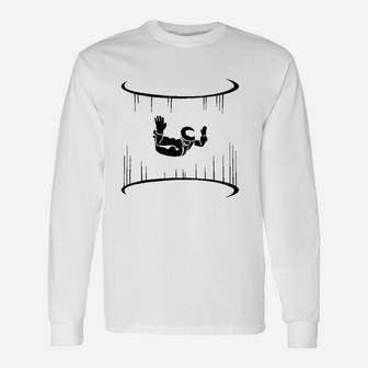 Indoor Skydiving Wind Tunnel Long Sleeve T-Shirt - Thegiftio