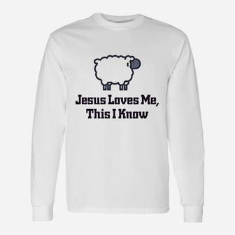 Jesus Loves Me This I Know Christian God Style Unisex Long Sleeve | Crazezy CA