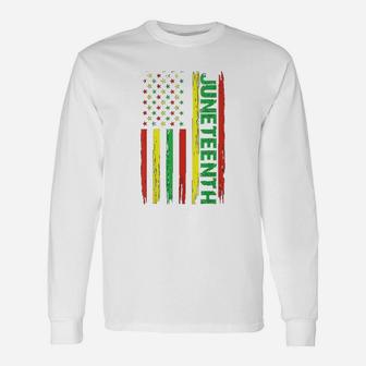 Juneteenth In A Flag Unisex Long Sleeve | Crazezy AU