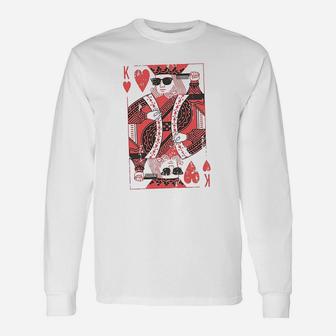King Of Hearts Unisex Long Sleeve | Crazezy CA