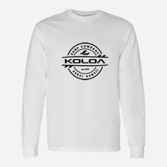 Koloa Surf Graphic Unisex Long Sleeve | Crazezy UK