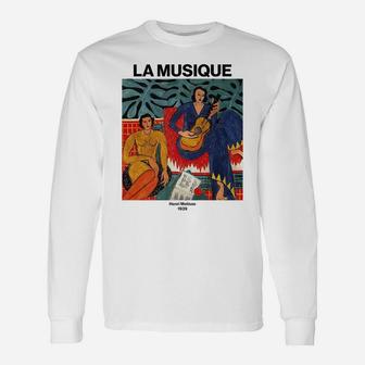 La Musique The Music – Henri Matisse | Classical Painting Unisex Long Sleeve | Crazezy DE