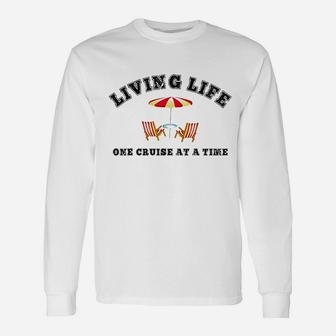 Living Life One Cruise Ship Accessories Cruise Boat Long Sleeve T-Shirt - Thegiftio