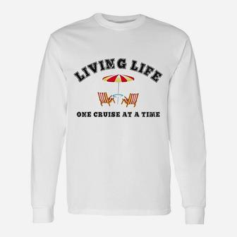 Living Life One Cruise Ship Accessories Cruise Boat Long Sleeve T-Shirt - Thegiftio