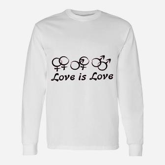Love Is Love Equal Rights Unisex Long Sleeve | Crazezy