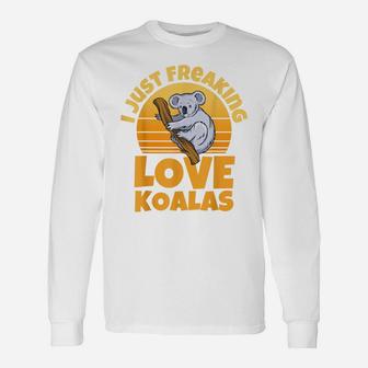 Love Koala Bears Funny Koala Animal Pajama Unisex Long Sleeve | Crazezy