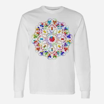 Mandala Flower Ornament Jigsaw Autism Puzzle Unisex Long Sleeve | Crazezy UK