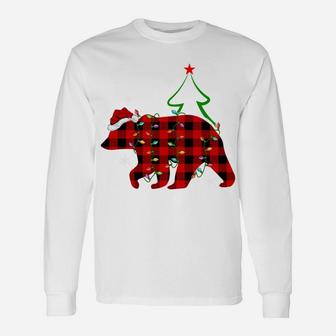 Matching Buffalo Plaid Christmas Sister In Law Bear Pajama Unisex Long Sleeve | Crazezy UK