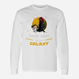 Mens Father And Daughter - Best Dad In The Galaxy Unisex Long Sleeve | Crazezy AU