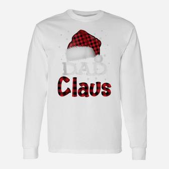 Mens Funny Santa Hat Christmas Costume Family Matching Dad Claus Unisex Long Sleeve | Crazezy
