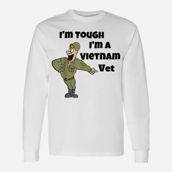 Mens Vietnam Veteran Gift Veterans Day Memorial Day Unisex Long Sleeve | Crazezy