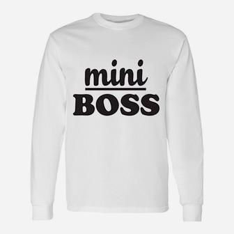 Mini Boss Long Sleeve T-Shirt - Thegiftio UK