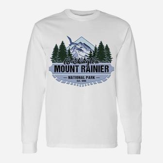 Mount Rainier National Park Sweatshirt Unisex Long Sleeve | Crazezy