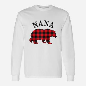 Nana Bear Unisex Long Sleeve | Crazezy