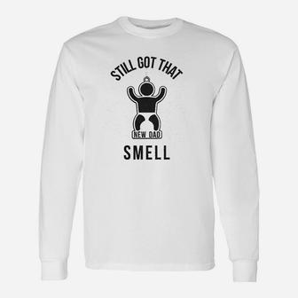 New Dad Smell Long Sleeve T-Shirt - Thegiftio UK