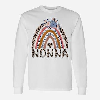 Nonna Life Funny Boho Rainbow Family Matching Unisex Long Sleeve | Crazezy
