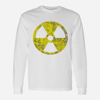 Nuclear Radiation Symbol Sign Caution Unisex Long Sleeve | Crazezy