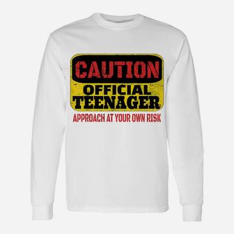 Officially A Teenager - 13Th Birthday Gift Unisex Long Sleeve | Crazezy