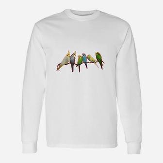 Parakeets & Cockatiels Unisex Long Sleeve | Crazezy AU