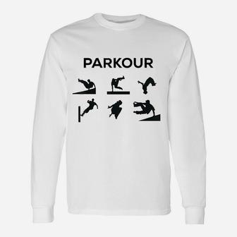 Parkour Silhouette Street Acrobat Gymnast But Cooler Unisex Long Sleeve | Crazezy