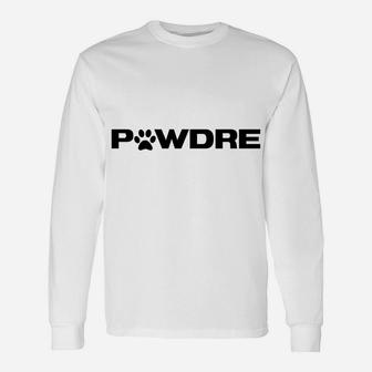 Pawdre Paw Print Graphic For A - Dog Dad Sweatshirt Unisex Long Sleeve | Crazezy