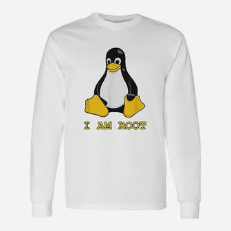 Penguin I Am Root Unisex Long Sleeve | Crazezy AU