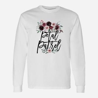 Petal Patrol Floral Unisex Long Sleeve | Crazezy