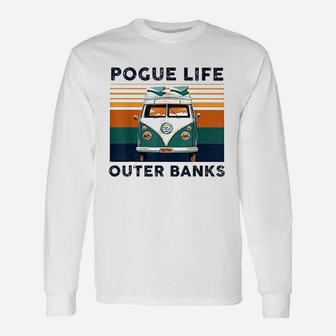 Pogue Life Outer Banks Retro Vintage Unisex Long Sleeve | Crazezy CA