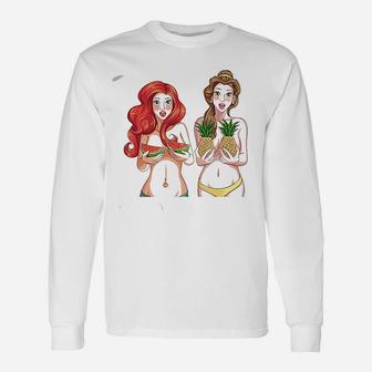 Princesses With Fruits Unisex Long Sleeve | Crazezy CA