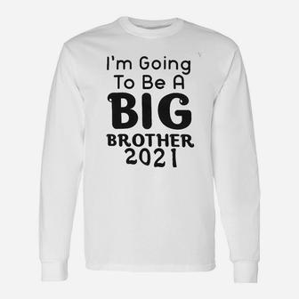 Promoted To Big Brother Letters Long Sleeve T-Shirt - Thegiftio UK