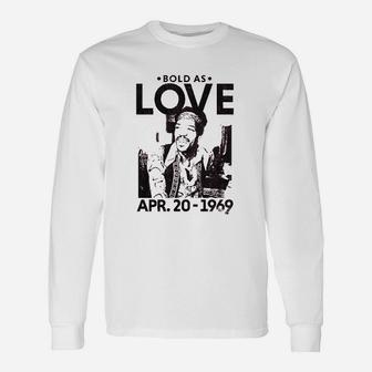 Psychedelic Musical Bold Love Vintage Unisex Long Sleeve | Crazezy