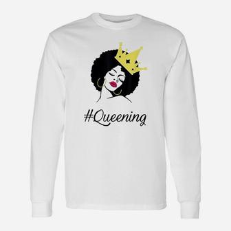 Queening Crown Unisex Long Sleeve | Crazezy UK