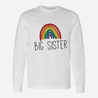 Rainbow Big Sister Unisex Long Sleeve | Crazezy UK