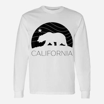 Retro California Bear Vintage Beach Cali Pride Surf 70S 80S Unisex Long Sleeve | Crazezy UK