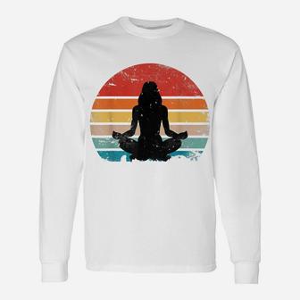 Retro Meditation Vintage Seventies Buddah Zen Chakra Gift Unisex Long Sleeve | Crazezy UK