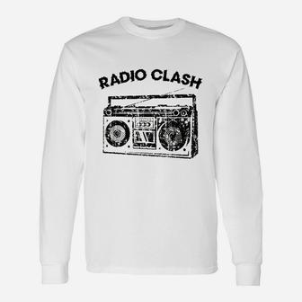 Retro Punk Radio Clash Unisex Long Sleeve | Crazezy