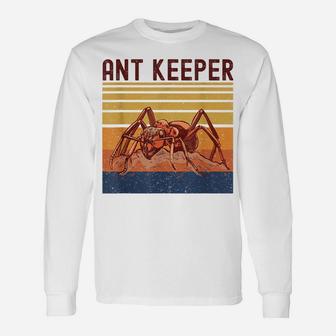 Retro Vintage Ant Keeper Ant Farm Lover Insect Unisex Long Sleeve | Crazezy CA