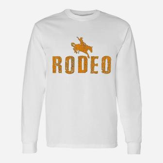 Rodeo Horse Western Country Vintage Unisex Long Sleeve | Crazezy