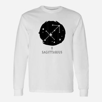Sagittarius Sign Zodiac Astrology Constellation Star Unisex Long Sleeve | Crazezy