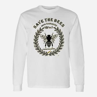 Save The Bees Beekeeper Unisex Long Sleeve | Crazezy DE