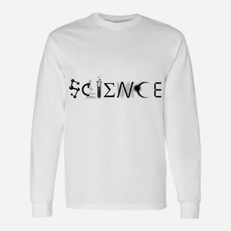 Science T Shirt Physics Chemistry Teacher Atom Elements Gift Unisex Long Sleeve | Crazezy