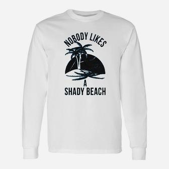 Shady Beach Unisex Long Sleeve | Crazezy CA