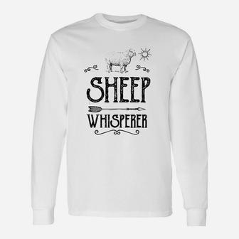 Sheep Whisperer Unisex Long Sleeve | Crazezy