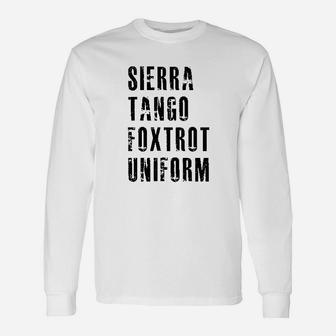 Sierra Tango Foxtrot Uniform Unisex Long Sleeve | Crazezy